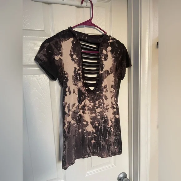 Affliction Brand women’s plunging neckline - Picture 1 of 3